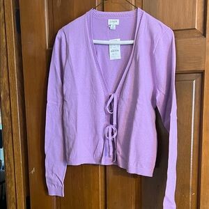 NWT, J. Crew Women's lavender sweater, small